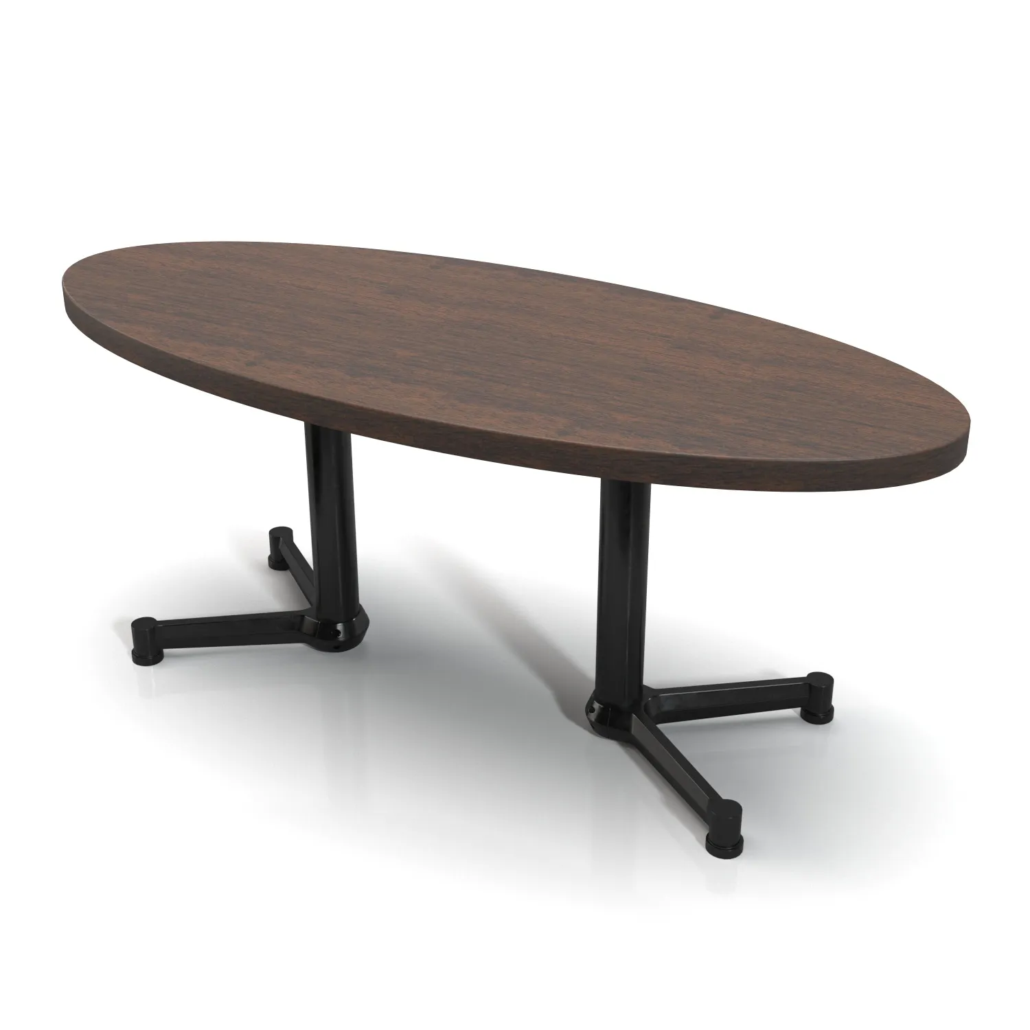 Ellipse Coffee Table PBR 3D Model_06